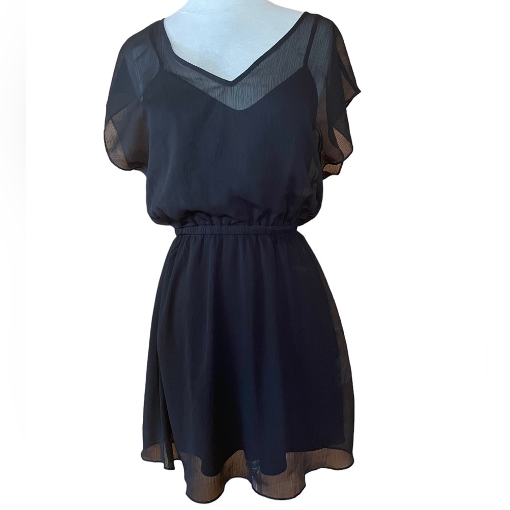 Express Semi-Sheer Midi Dress